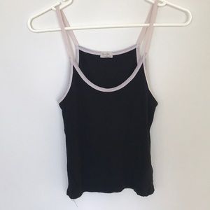 Brandy Melville Black Ribbed Tank